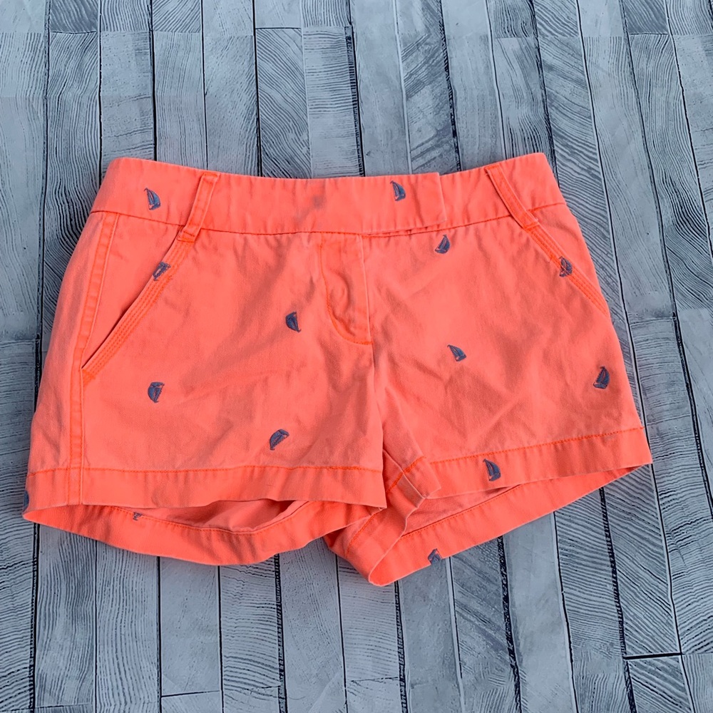J. Crew orange boat shorts - Picture 2 of 4